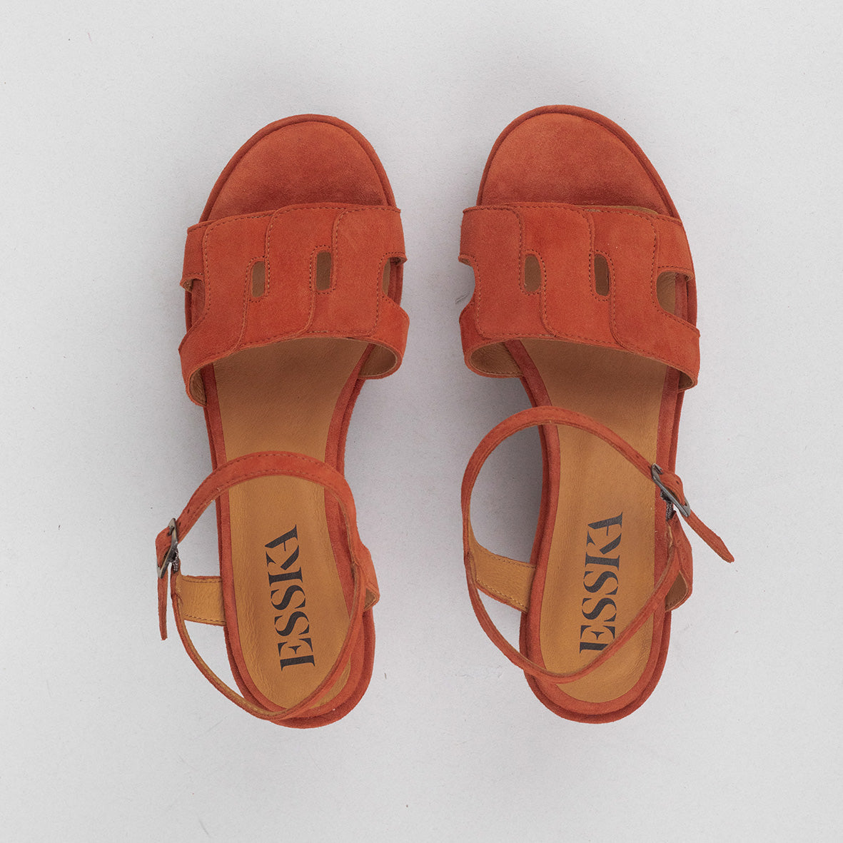 Donna Rust Mid Sandal by Esska
