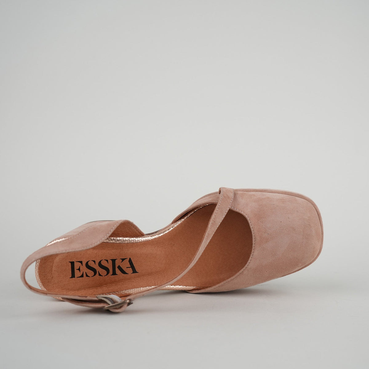Sample - Sasha Dusty Pink - Size 37 UK4 Mid Shoe by Esska