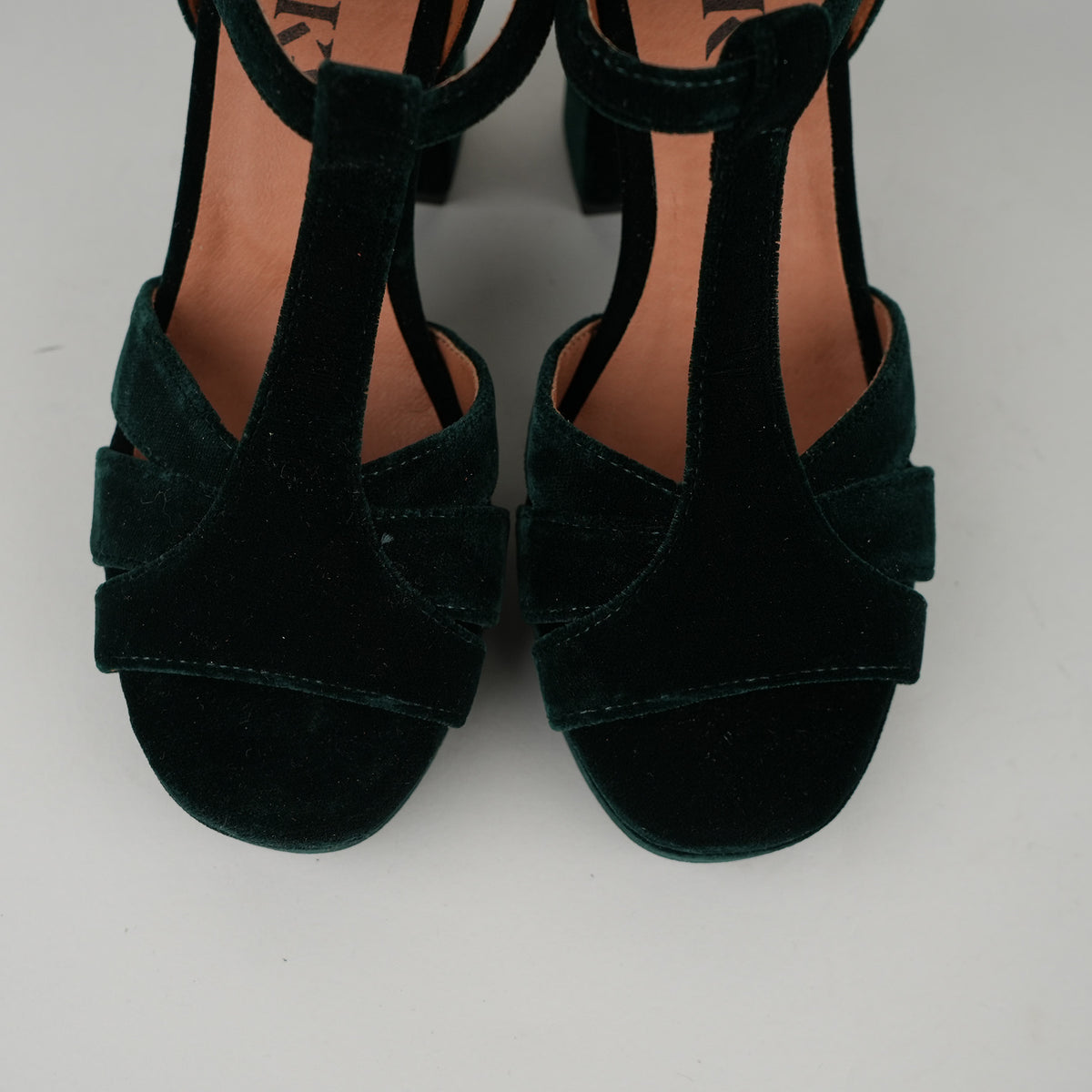 Sample - Valerie Velvet Green - Size 37 (UK4)