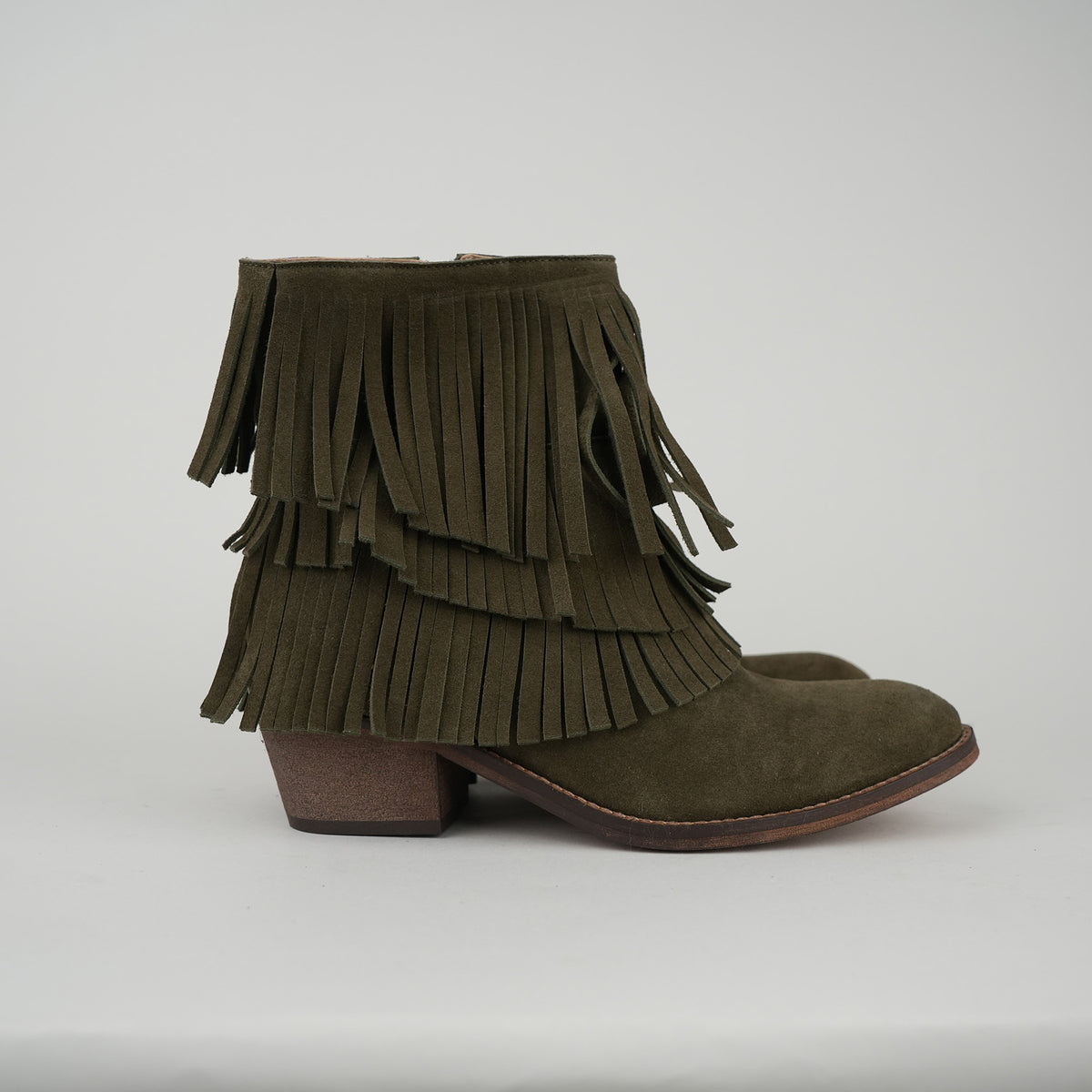 Sample - Felicity Recycled Khaki - Size 37 (UK4)