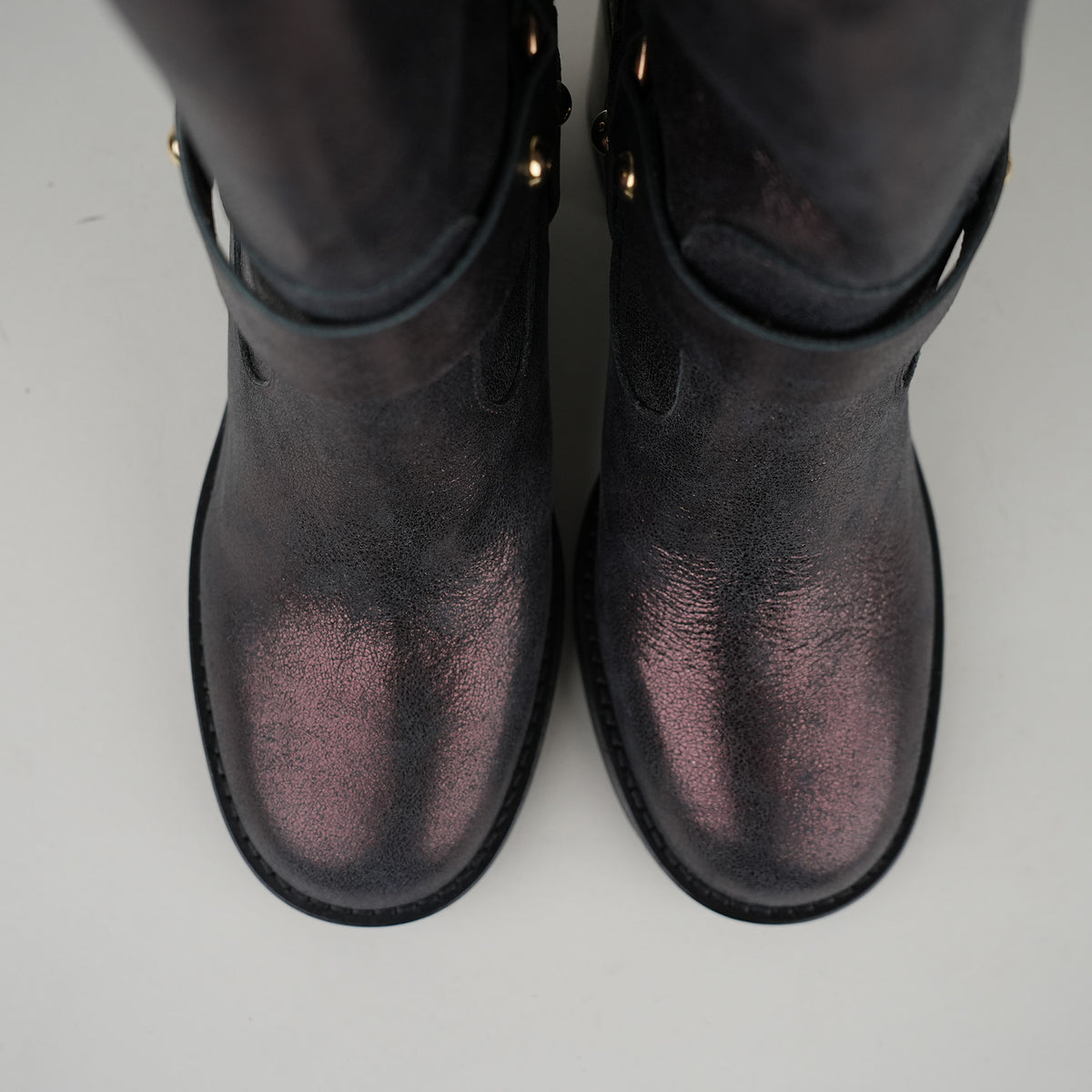 Sample - Vinetta Metallic Burgundy - Size 37 (UK4)