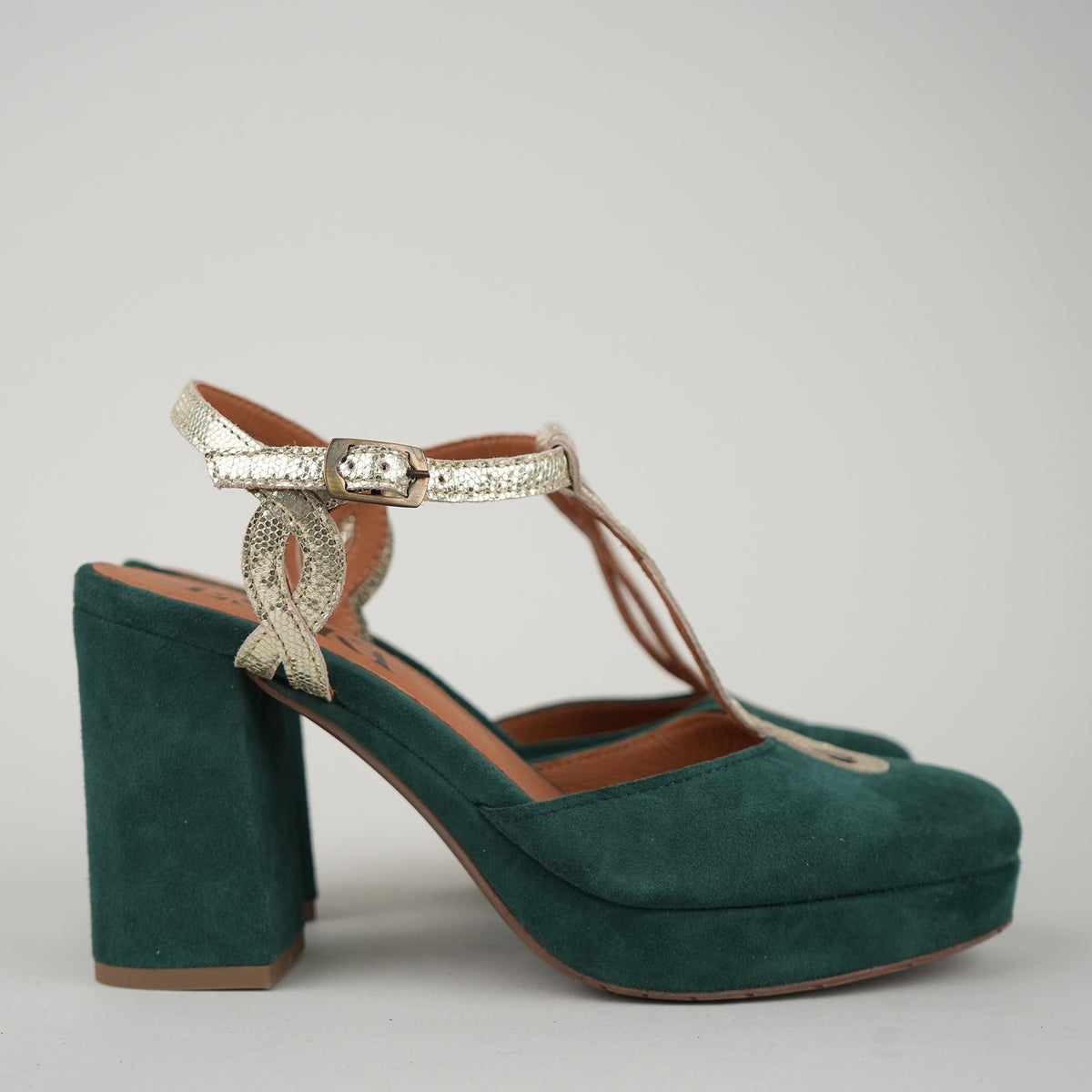 Sample - Viola Dark Green - Size 37 (UK4)