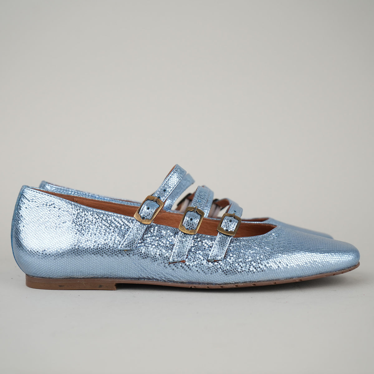 Sample - Ilo Metallic Blue - Size 37 (UK4)