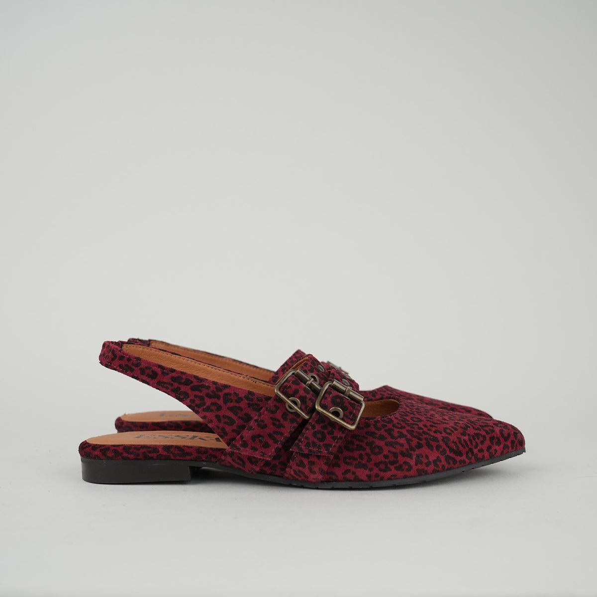 Sample - Hope Wine Leopard - Size 37 (UK4)