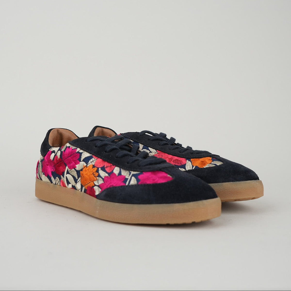 Sample - Oslo Navy Embroidered - Size 37 (UK4)