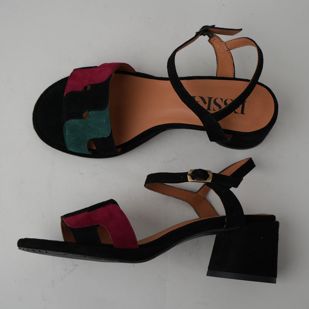 Sample - Odette Black Multi - Size 37 (UK4)