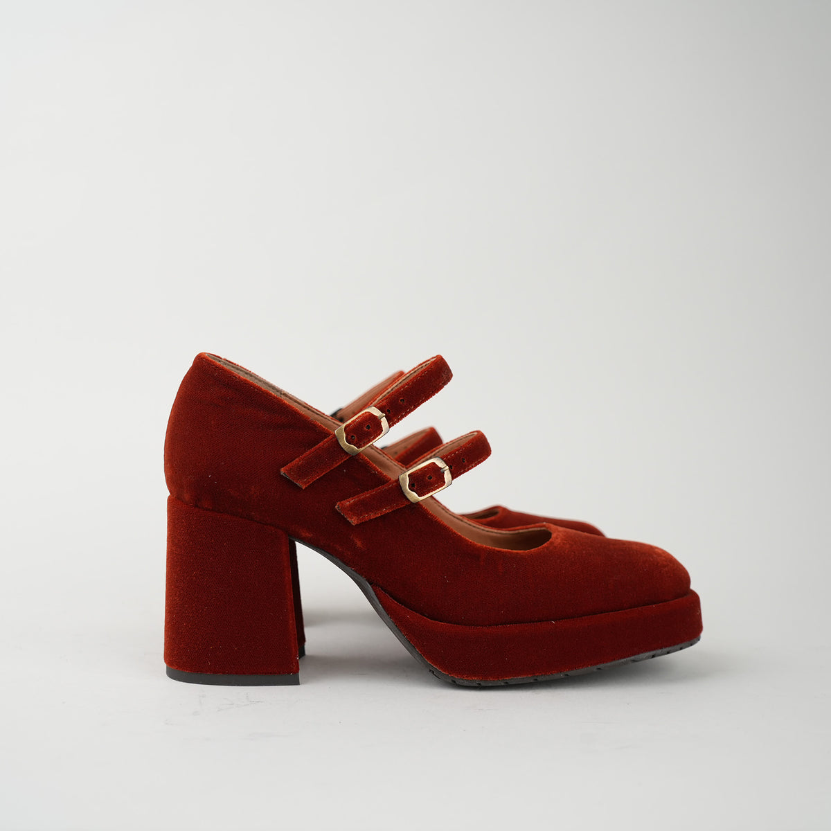 Sample - Sienna Velvet Burnt Orange - Size 37 (UK4)
