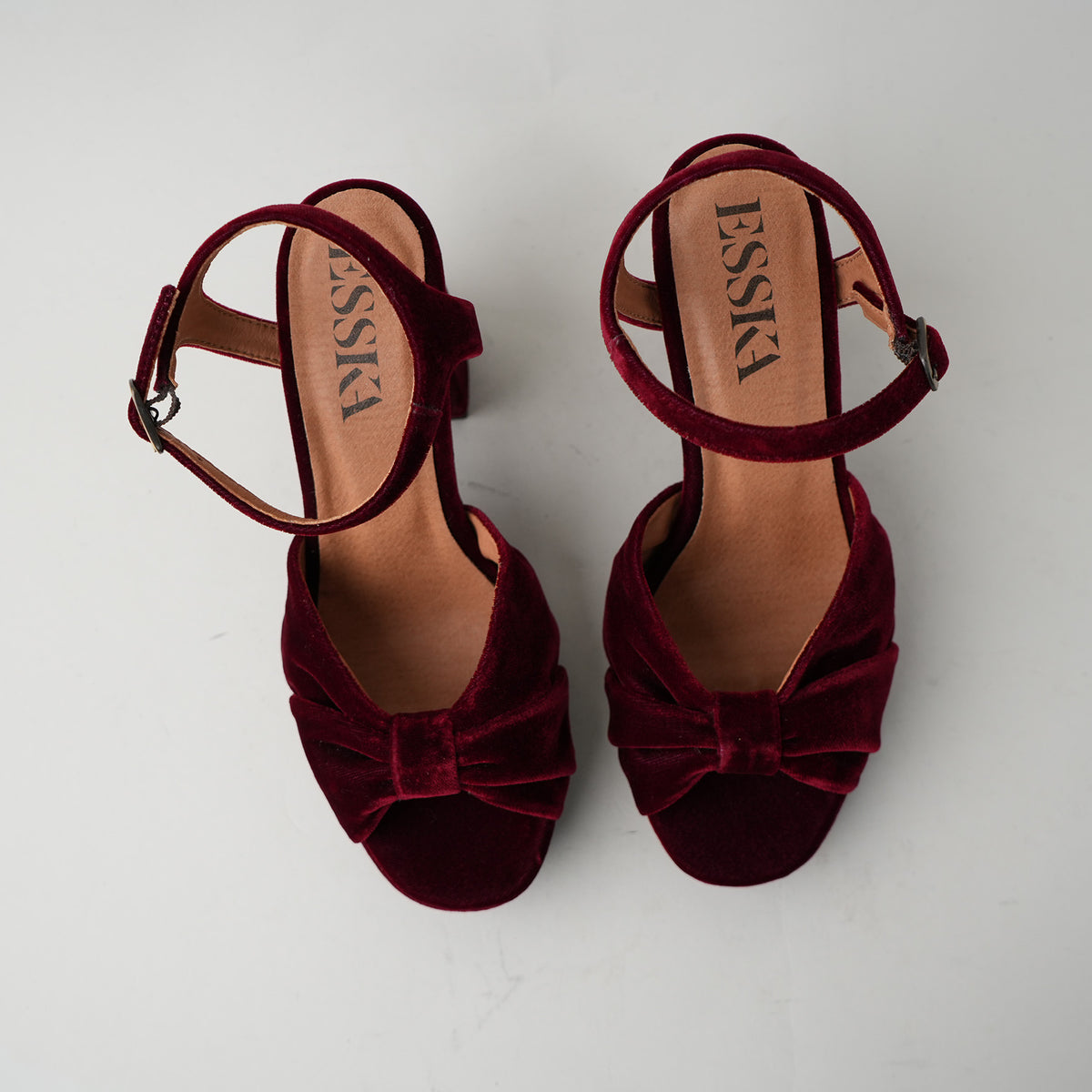 Sample - Vanya Velvet Bourdeaux - Size 37 (UK4)