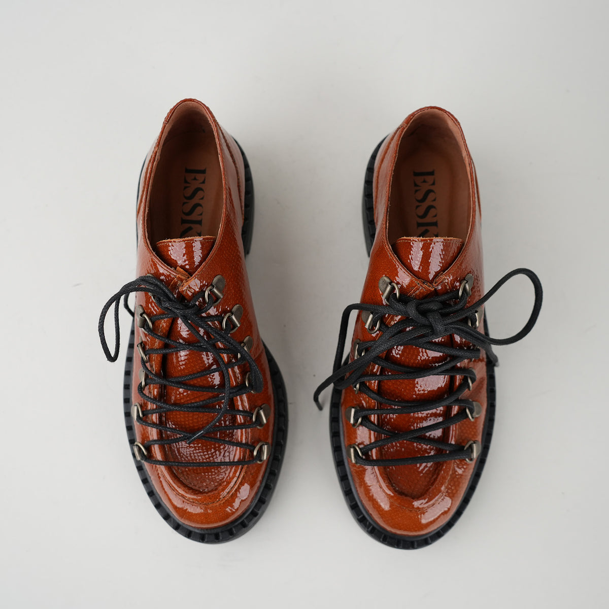 Sample - Blair Rust Patent Snake - Size 37 (UK4)