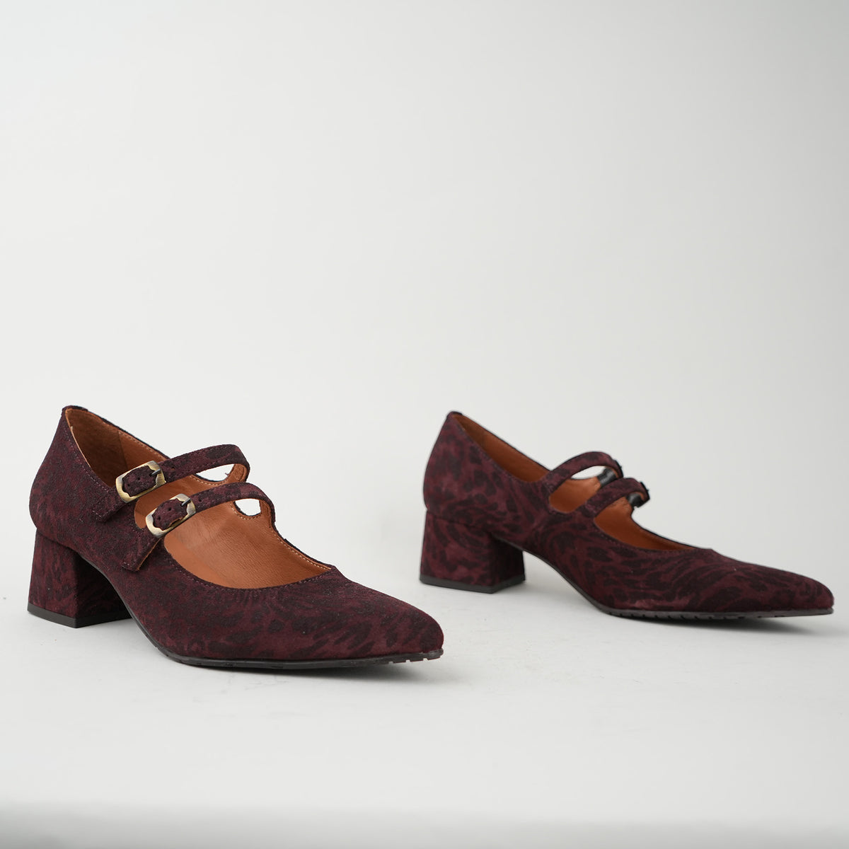 Sample - Laura Plum Leopard - Size 37 (UK4)