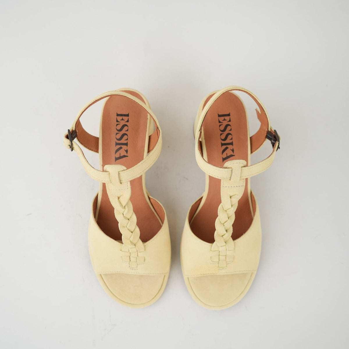 Sample - Ola Butter Yellow - Size 37 UK4 Low Sandal by Esska