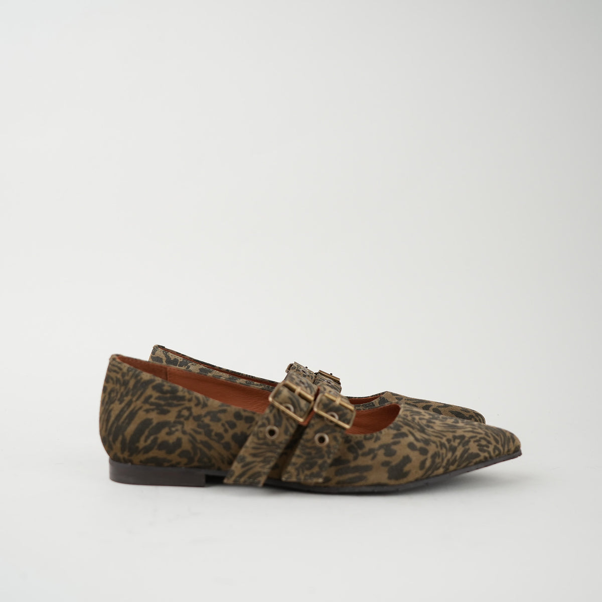 Sample - Harper Khaki Leopard - Size 37 (UK4)