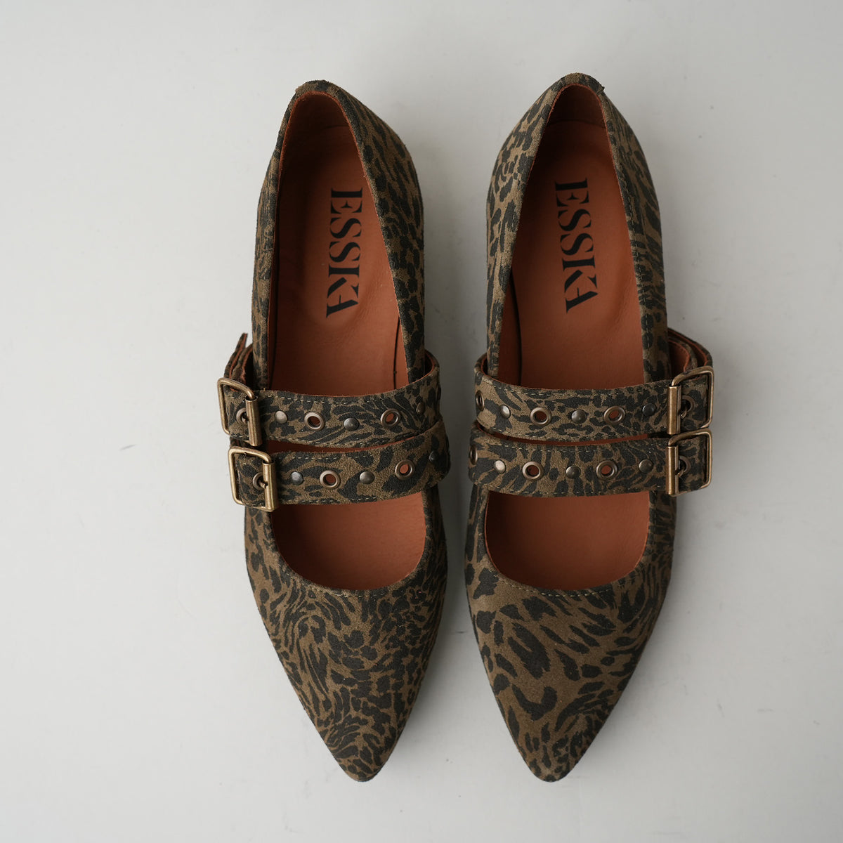 Sample - Harper Khaki Leopard - Size 37 (UK4)