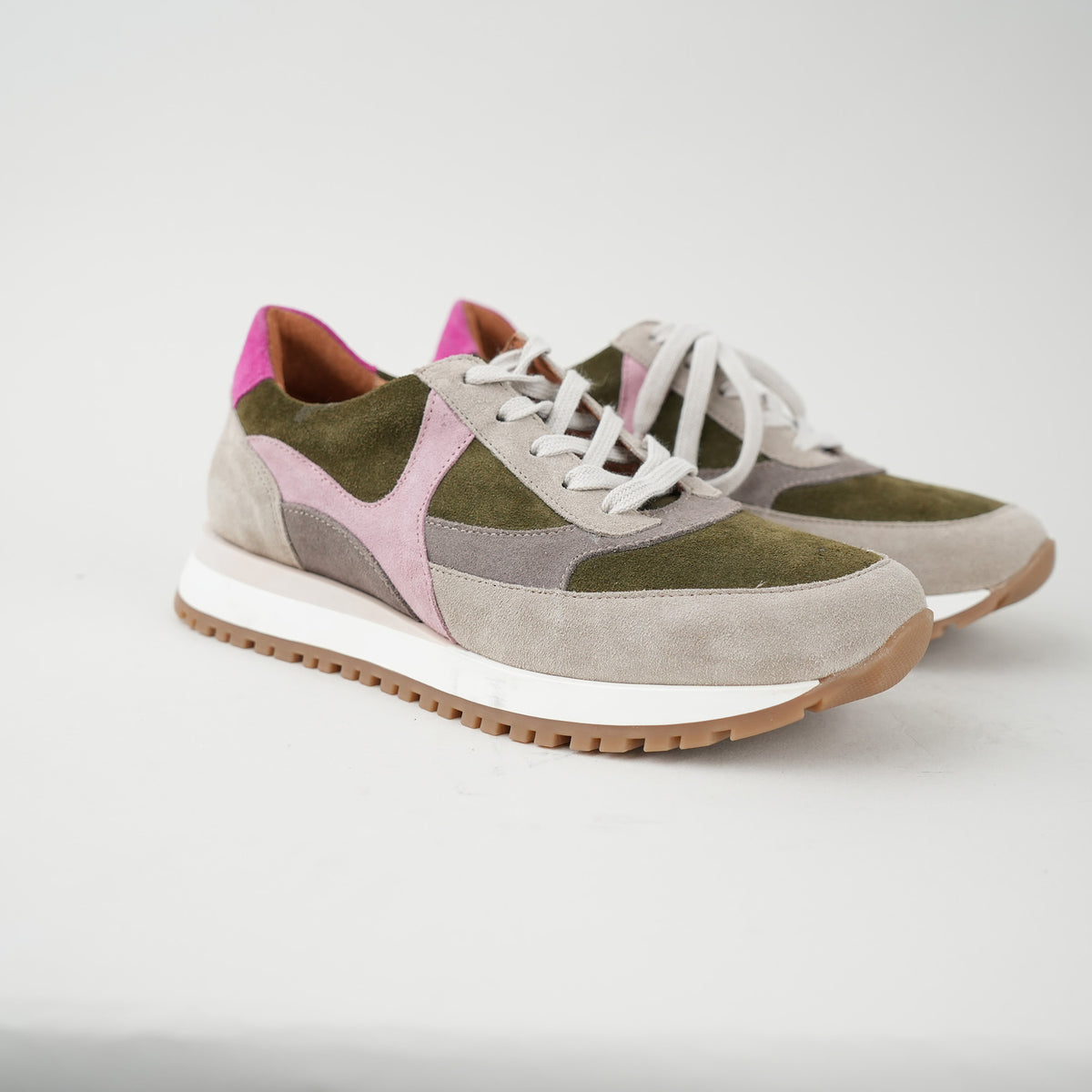 Sample - Cinda Green & Pink - Size 37 (UK4)