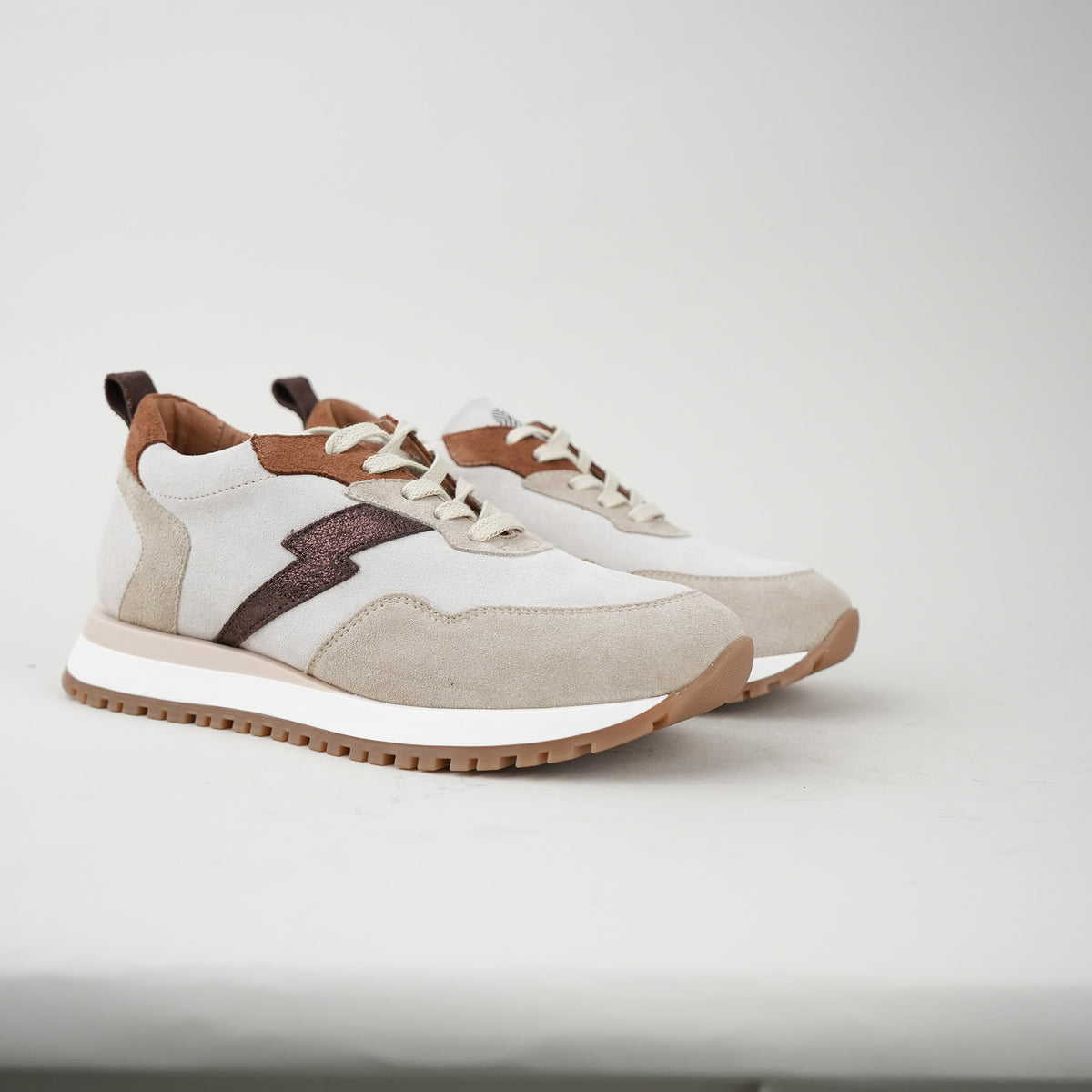 Sample - Lenny Beige - Size 36 UK3 Trainer by Esska