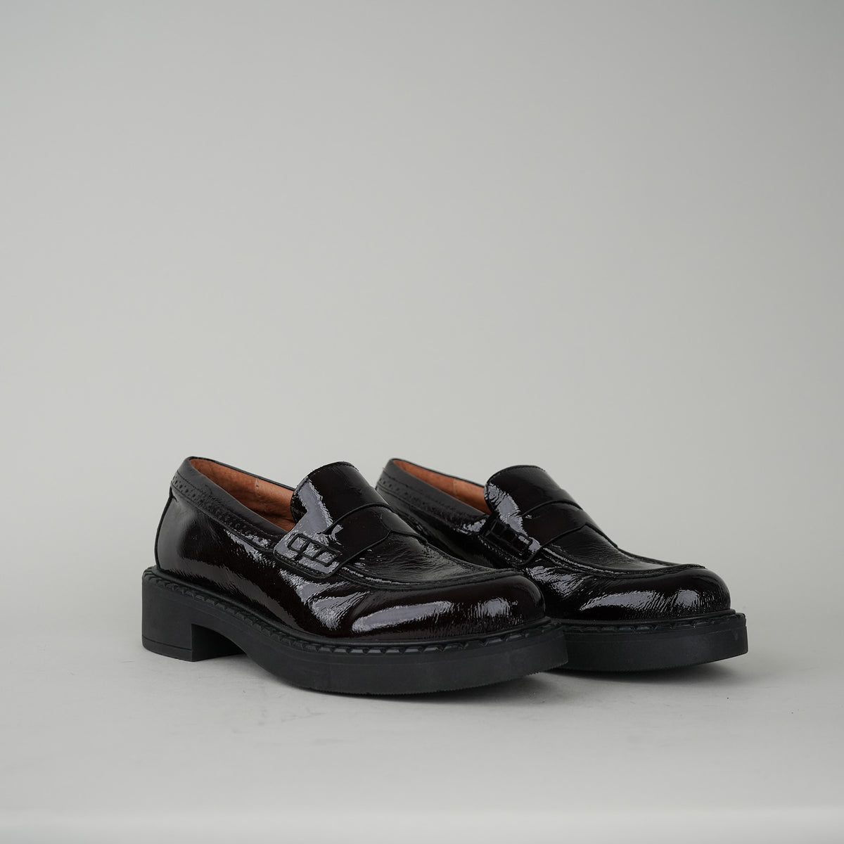 Sample - Ben Wine Patent - Size 37 UK4 Flat Shoe by Esska