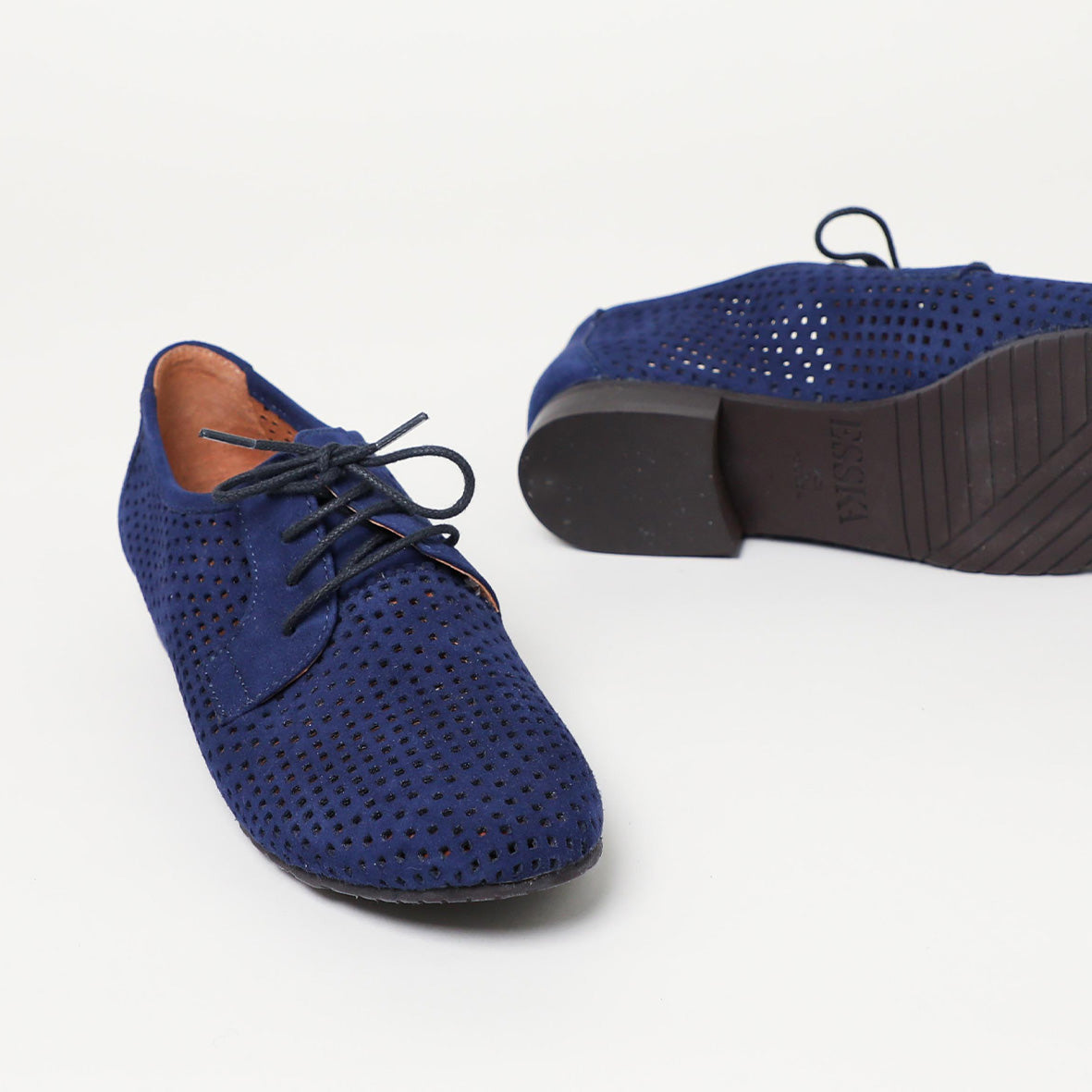 Sample - Echo Navy - Size 36 UK3 Flat Shoe by Esska