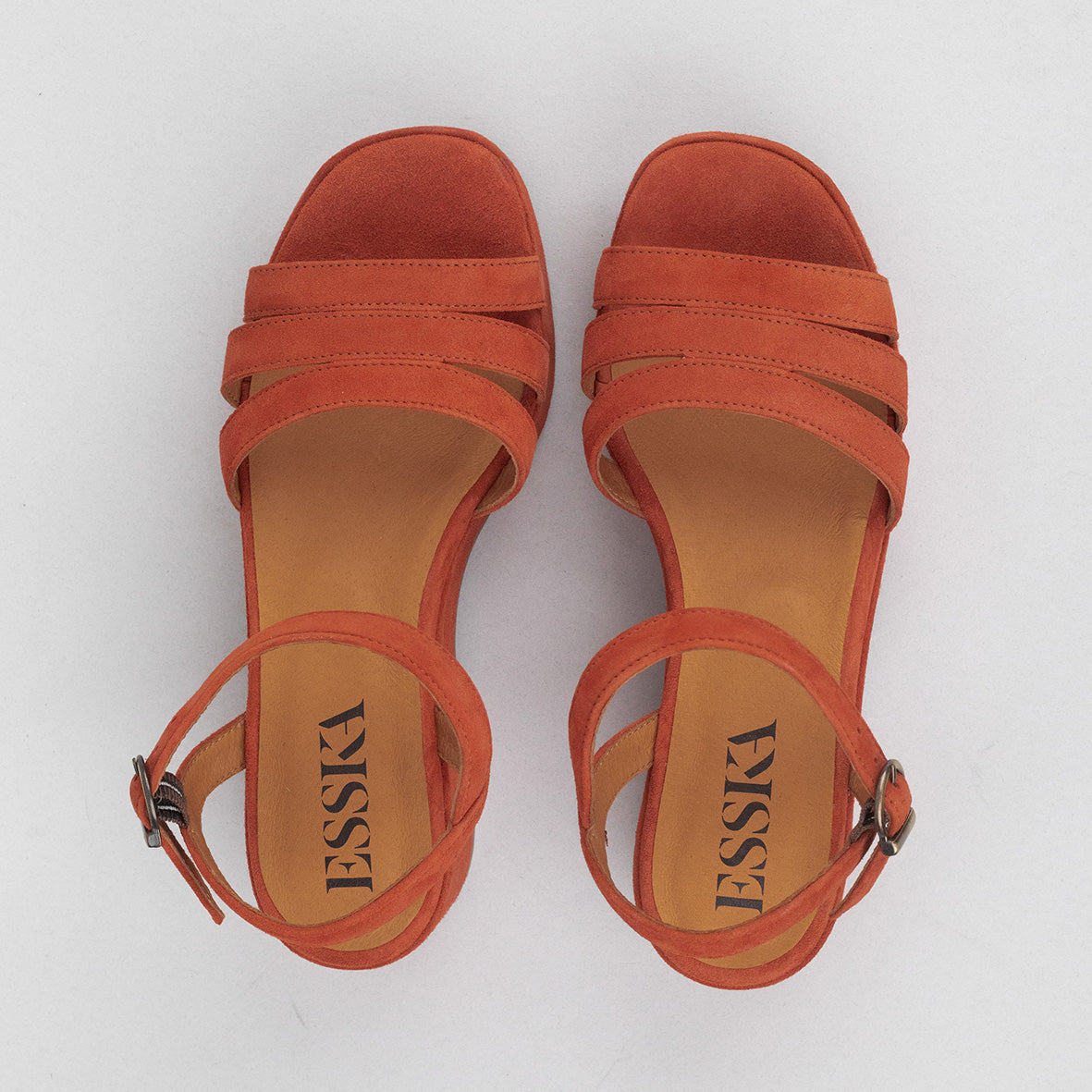 Ellie Rust SP Flat Sandal by Esska