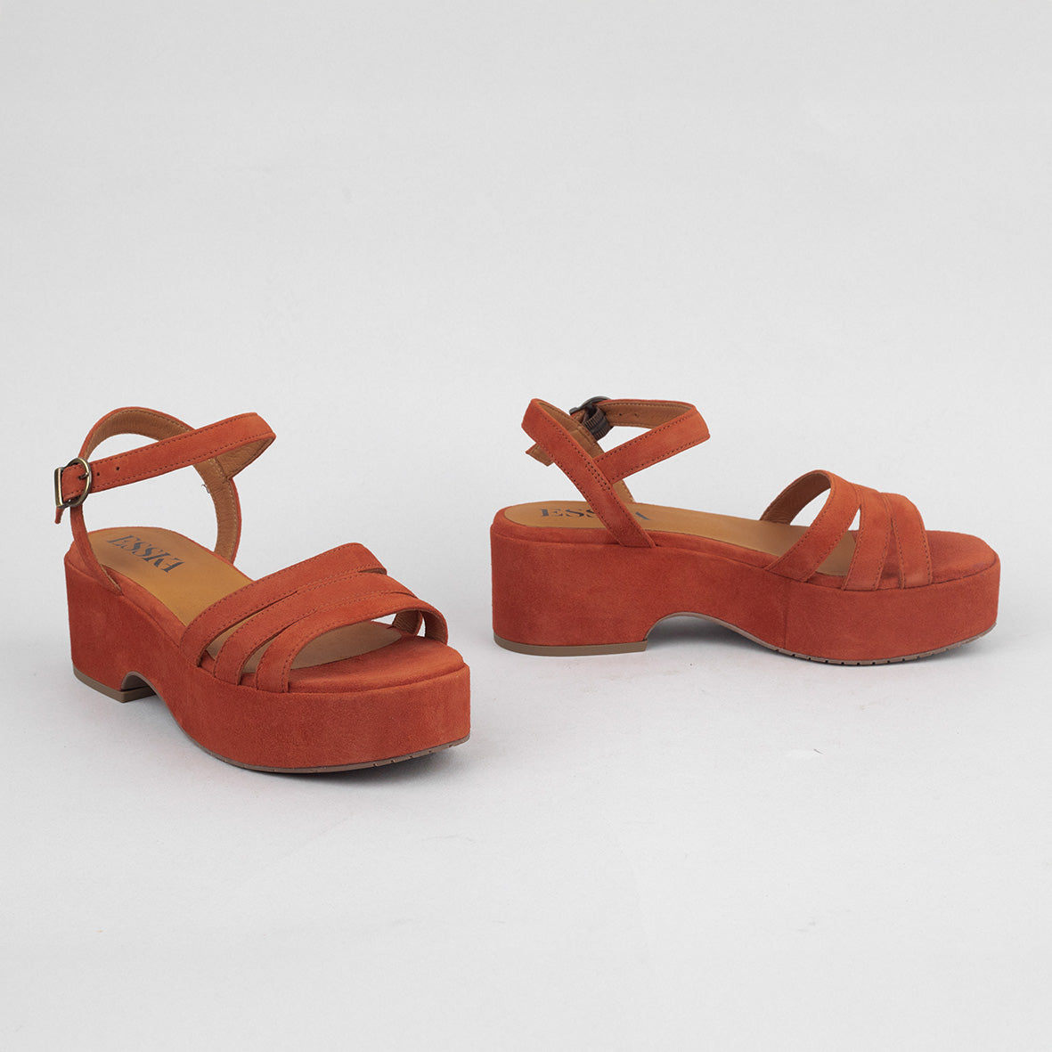 Ellie Rust SP Flat Sandal by Esska
