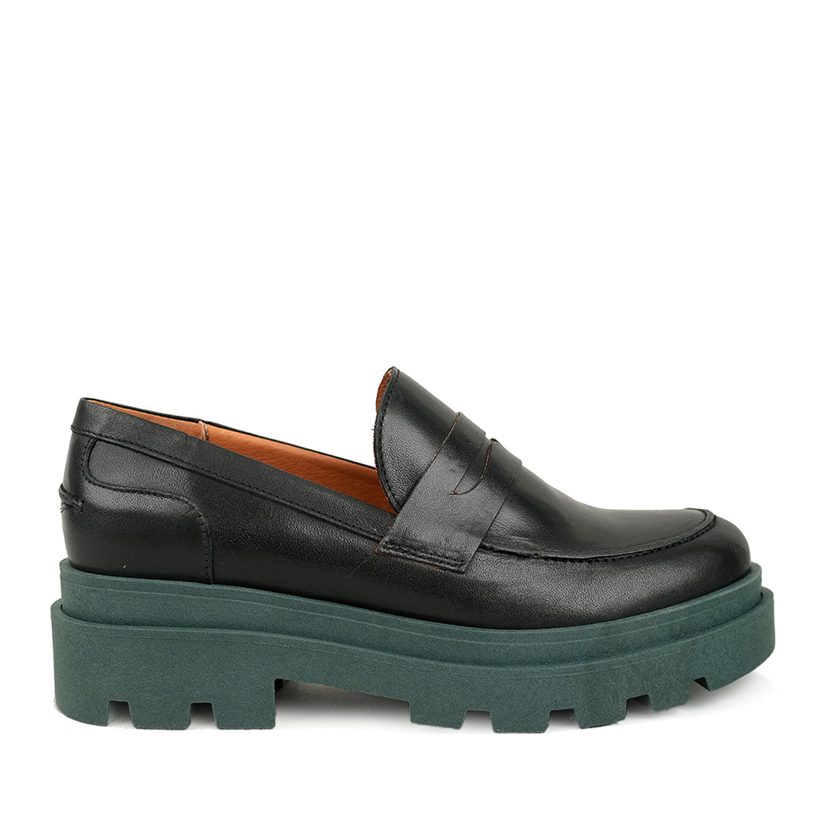 Emily Black Flat Shoe by Esska