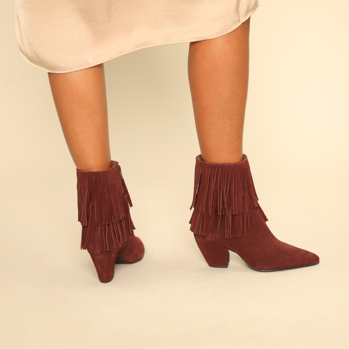 Esme Rust Mid Boot by Esska