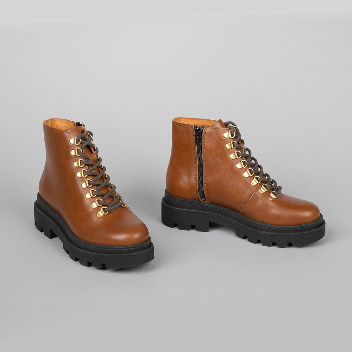 Estelle Tan Flat Boot by Esska