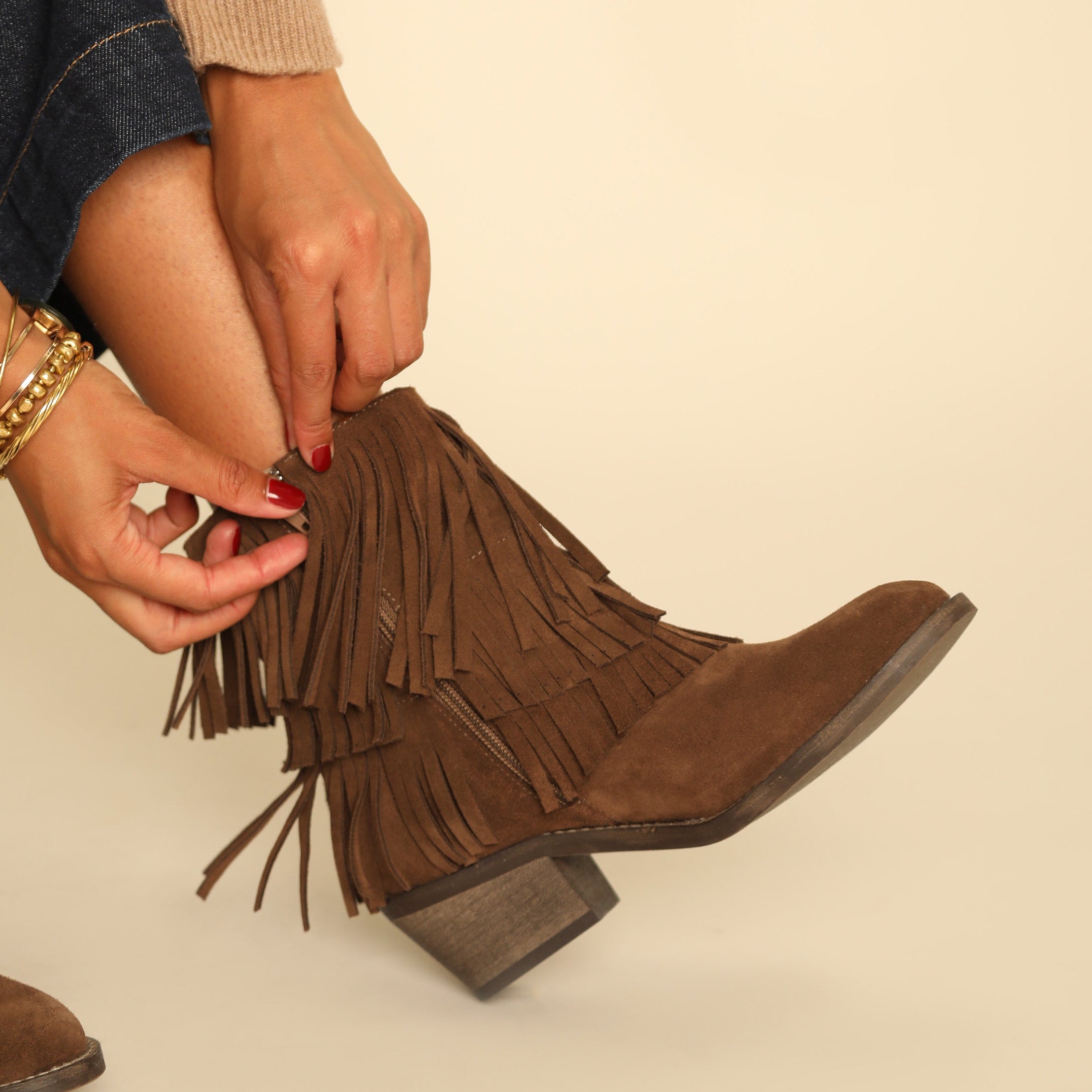 Felicity Tan Low Boot by Esska