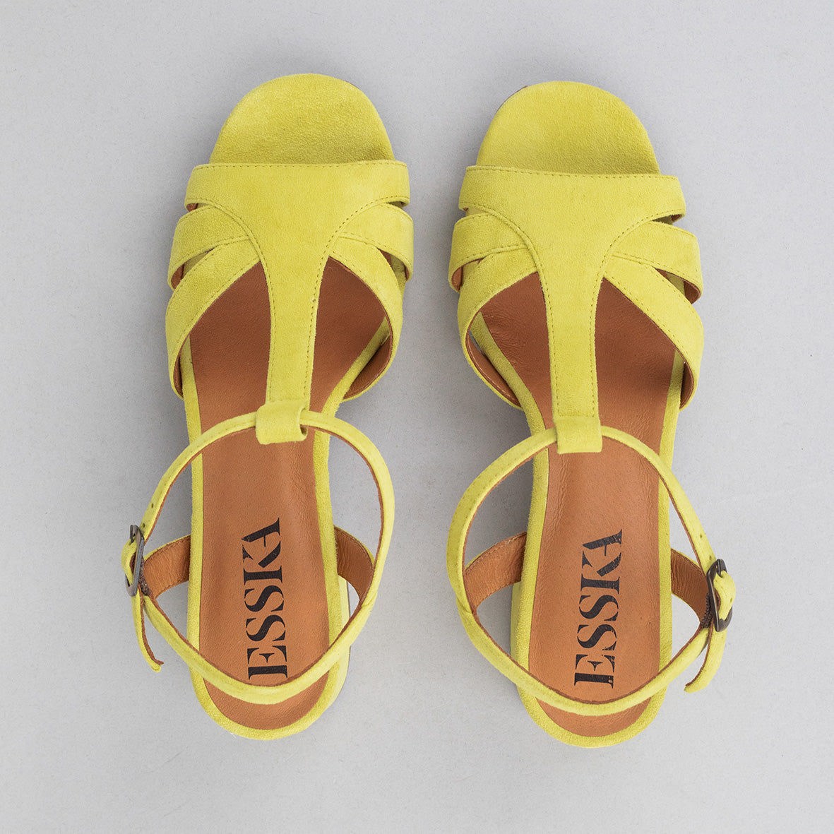 Gabby Lemon Low Sandal by Esska