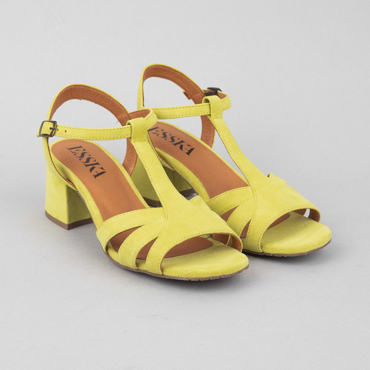 Gabby Lemon Low Sandal by Esska