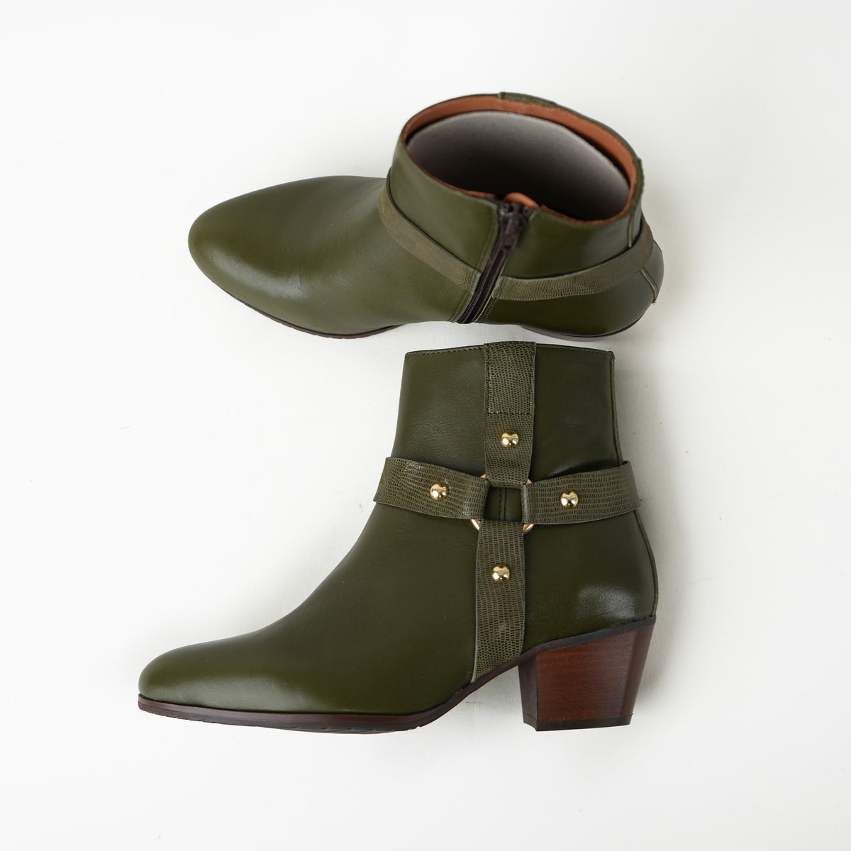 Sample - Gabrielle Olive - Size 37 (UK4)