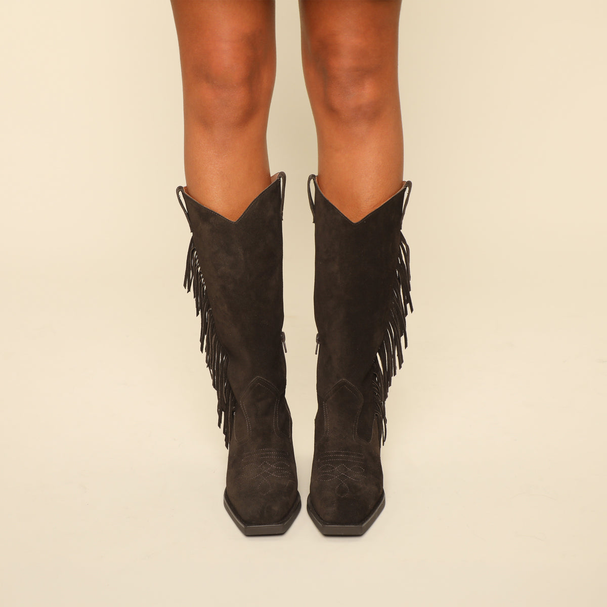 Gail Dark Brown Low Boot by Esska