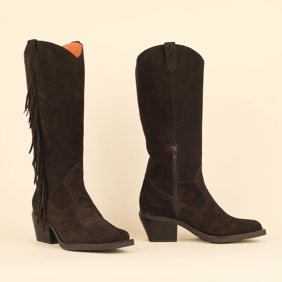 Gail Dark Brown Low Boot by Esska