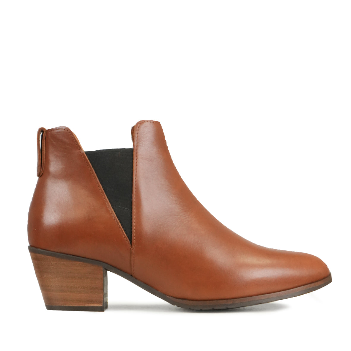 Ginny Cognac Low Boot by Esska