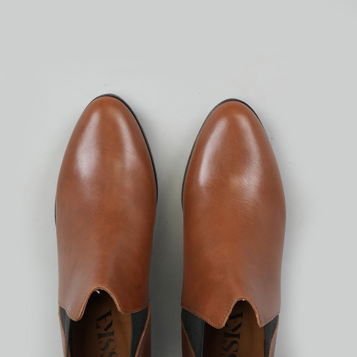 Ginny Cognac Low Boot by Esska