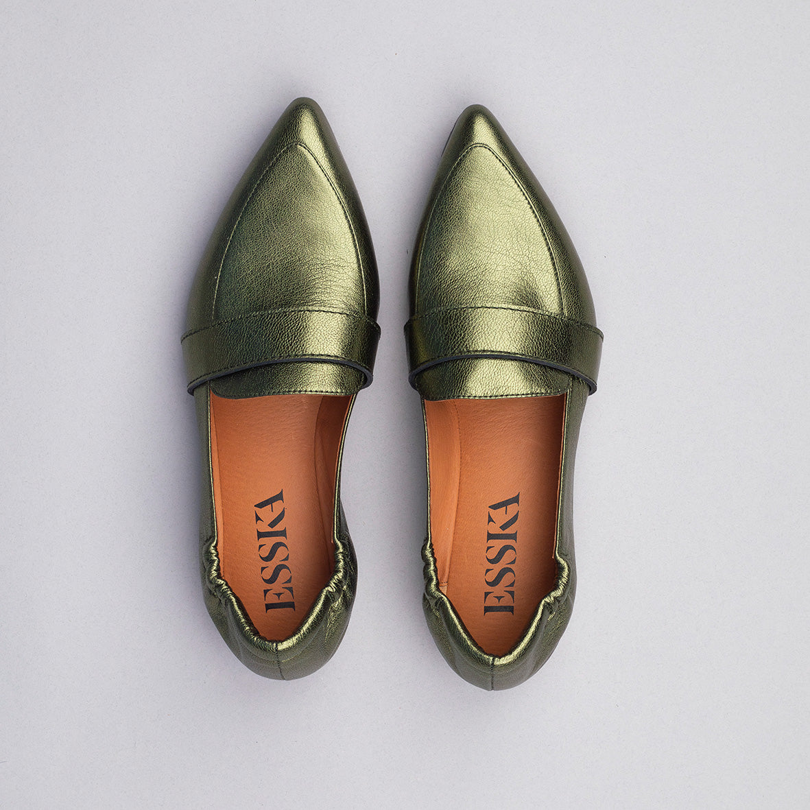 Hannah Metallic Green