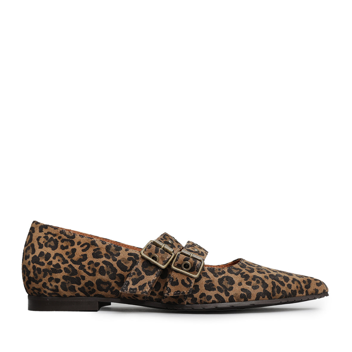 Harper WIDE Leopard Flat Shoe by Esska Shoes Ltd
