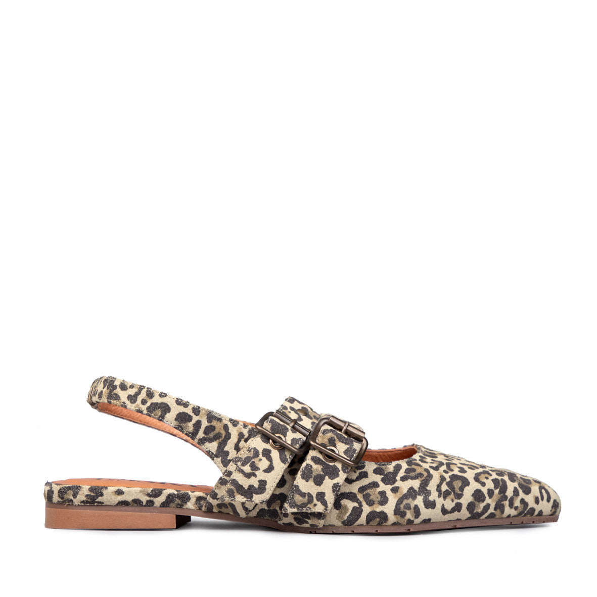 Hope Leopard Light Flat Shoe by Esska