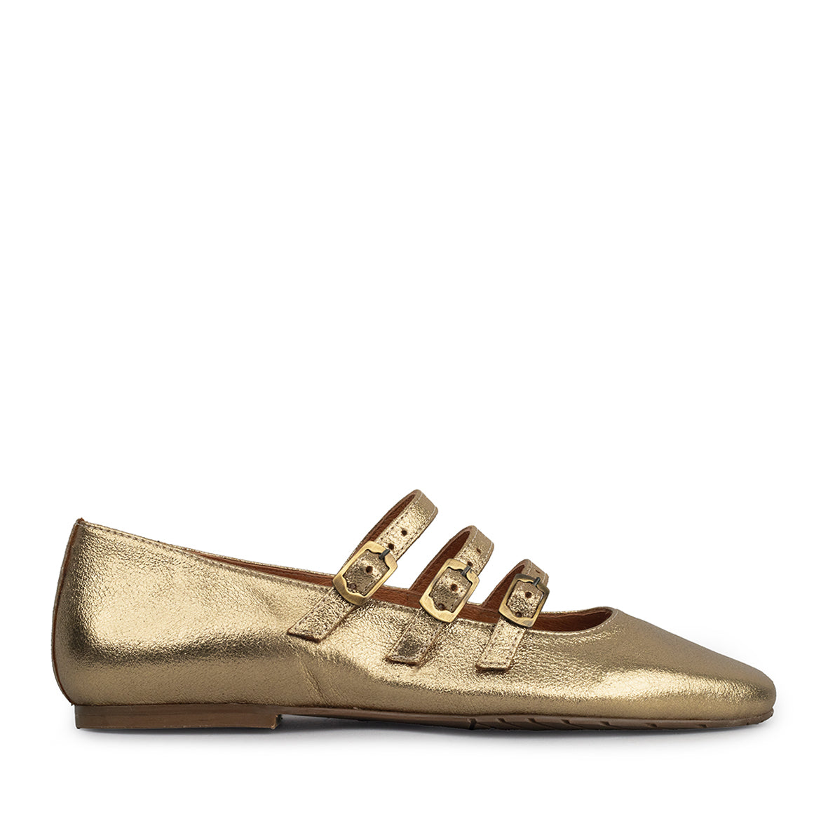 Ilo Gold Dust Flat Shoe by Esska