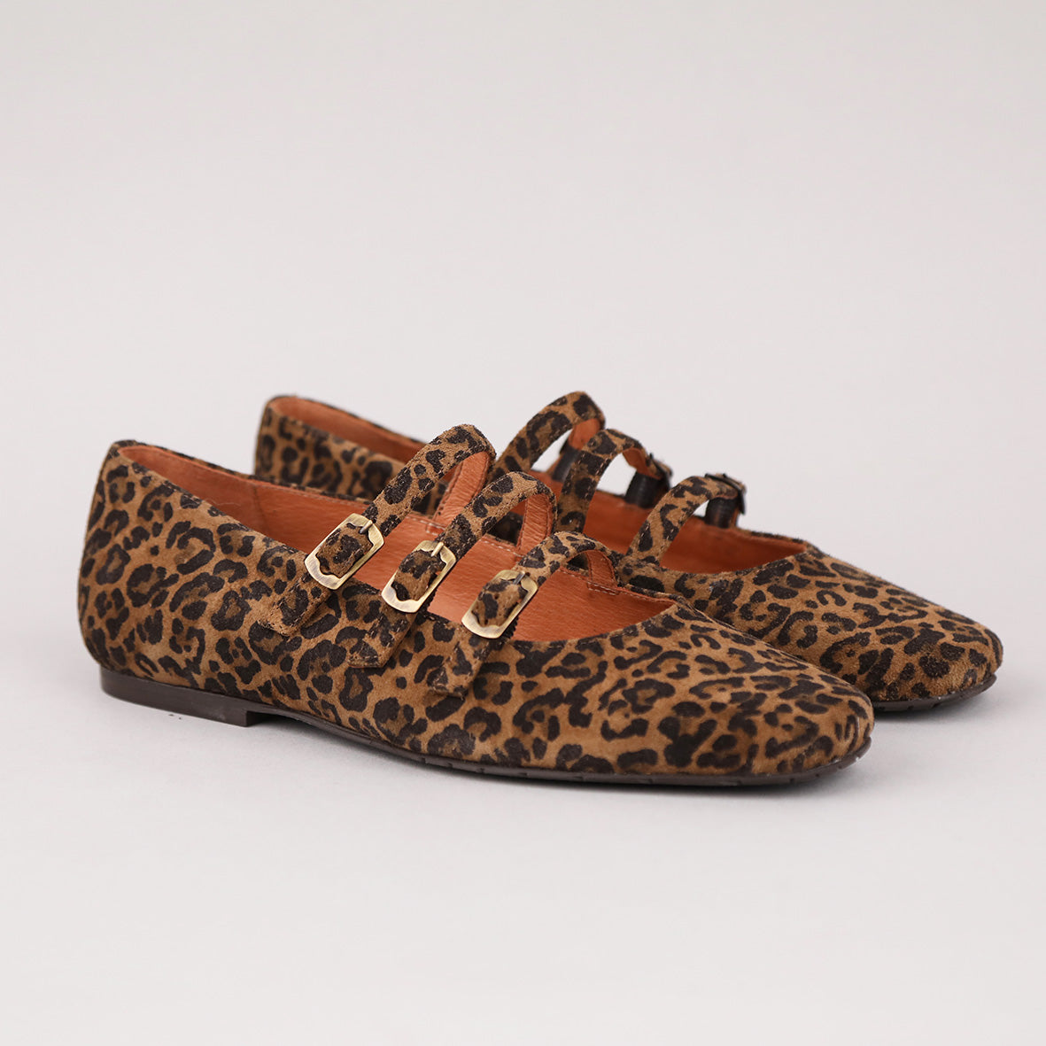 Ilo Leopard Flat Shoe by Esska Shoes Ltd