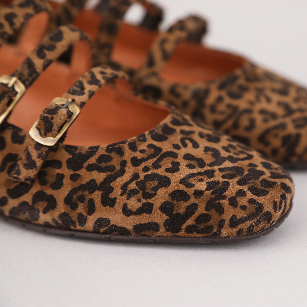 Ilo Leopard Flat Shoe by Esska Shoes Ltd