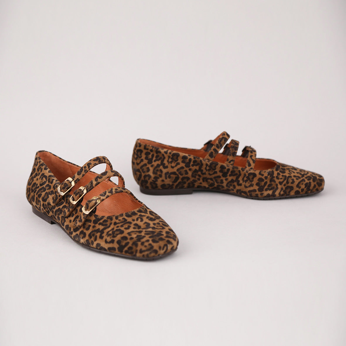 Ilo Leopard Flat Shoe by Esska Shoes Ltd