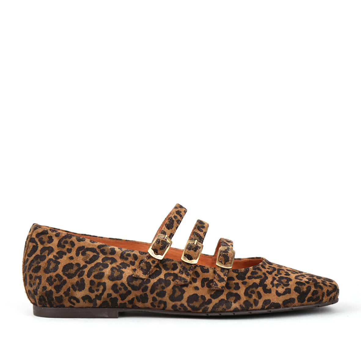 Ilo Leopard Flat Shoe by Esska Shoes Ltd