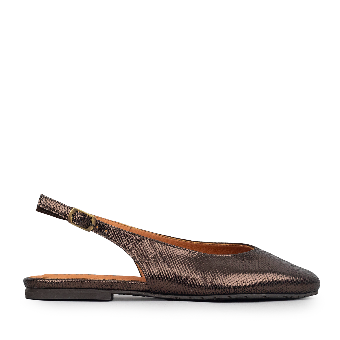 Imogen Chocolate Flat Shoe by Esska