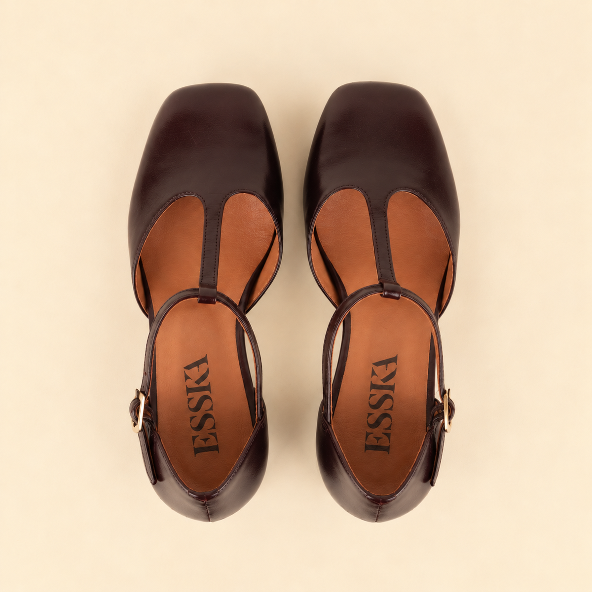 Joy WIDE Bordeaux Mid Shoe by Esska