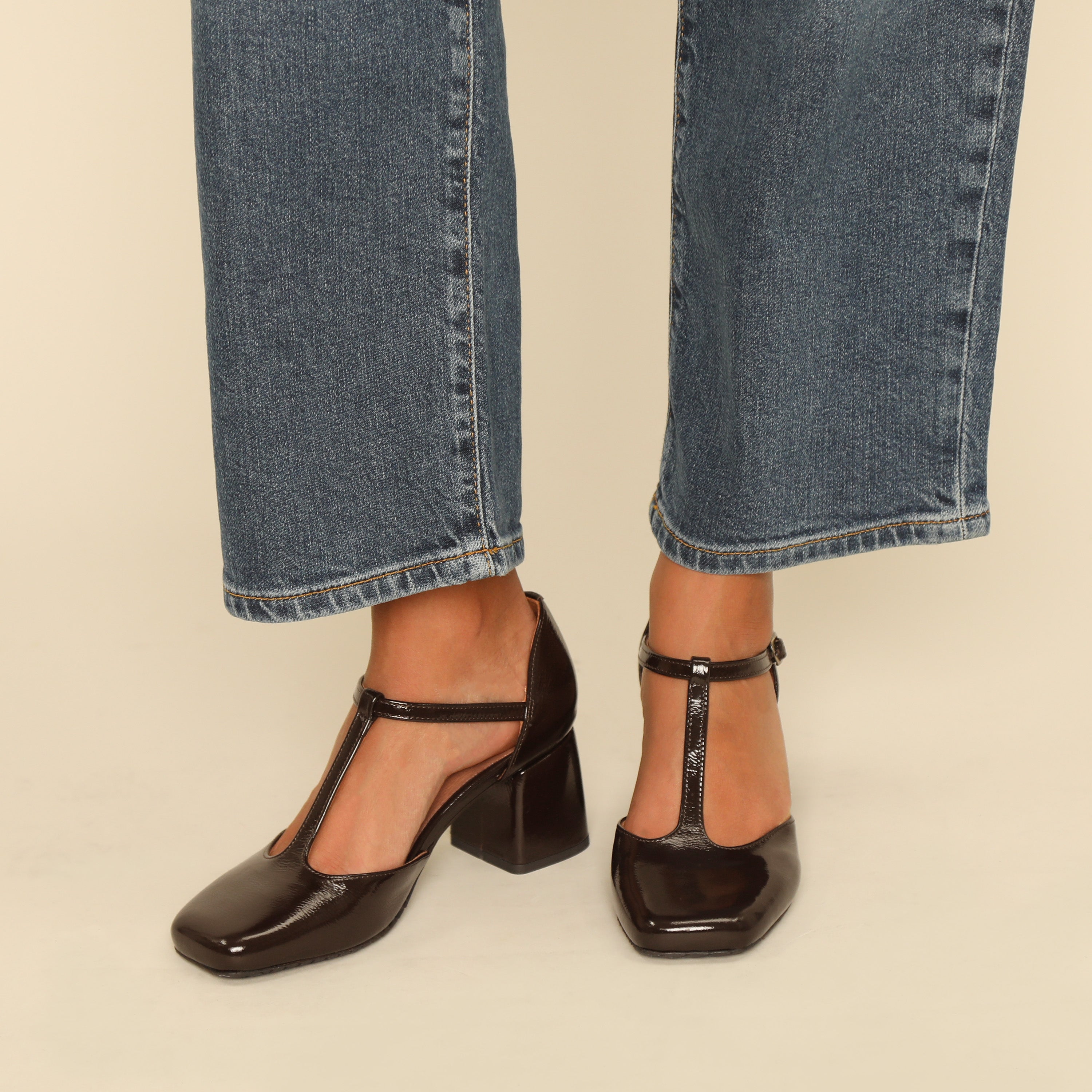 Joy Patent Dark Brown