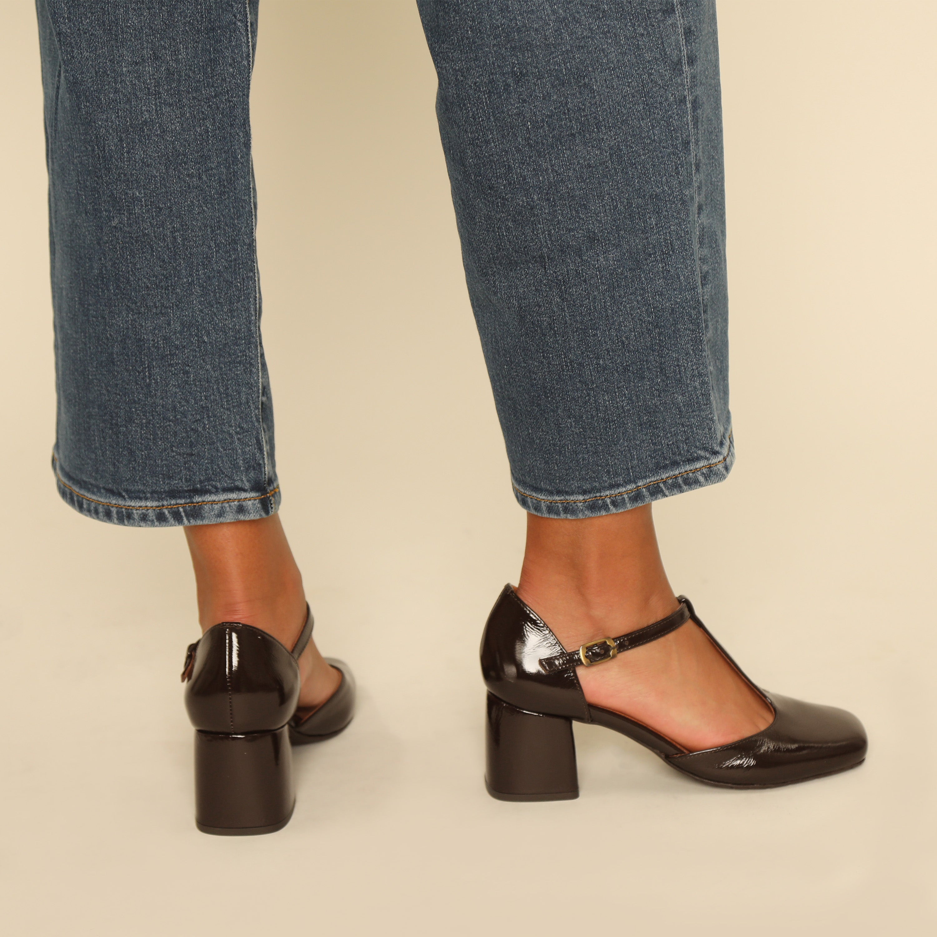 Joy Patent Dark Brown