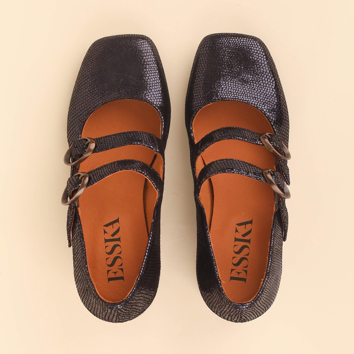 Julia Metallic Navy