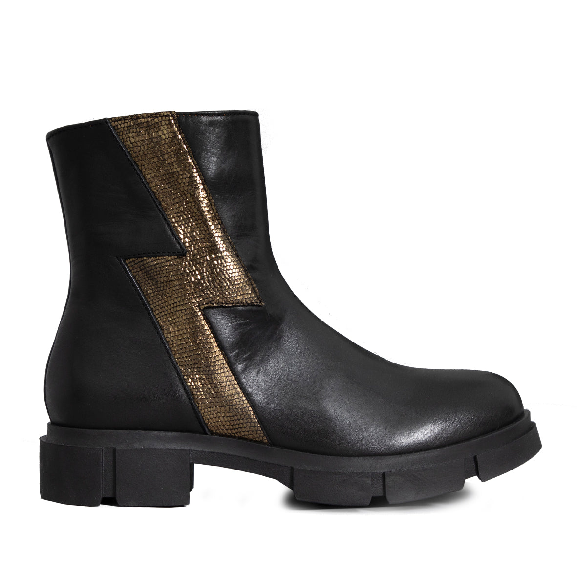 Jump Black Flat Boot by Esska