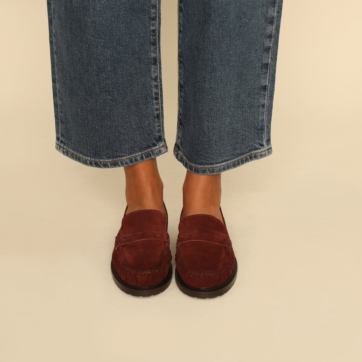 Katherine Rust Flat Shoe by Esska