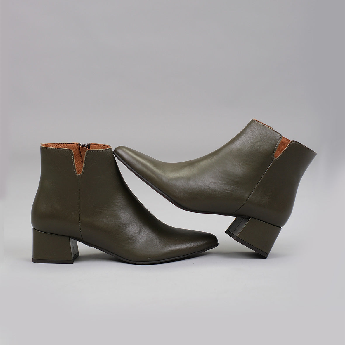Leisel Khaki Low Boot by Esska